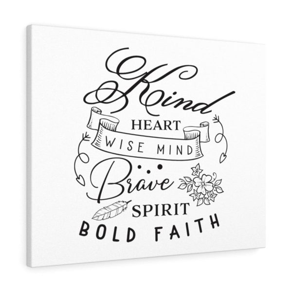 Scripture Canvas Kind Heart Wise Christian Meaningful Framed Prints, Canvas Paintings - Image 2