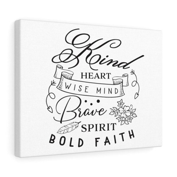 Scripture Canvas Kind Heart Wise Christian Meaningful Framed Prints, Canvas Paintings - Image 4