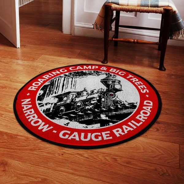 Ngrw Round Mat Narrowround Floor Mat Room Rugs Carpetgauge Railway Round Floor Mat Room Rugs Carpet Outdoor Rug Washable Rugs