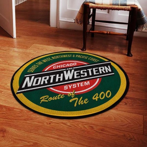 Chicago Round Mat Chicago North Western Round Floor Mat Room Rugs Carpet Outdoor Rug Washable Rugs