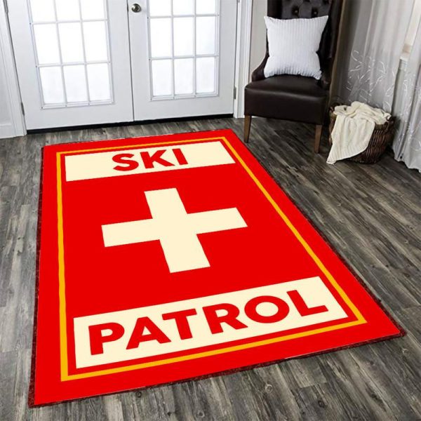 Ski Patrol Area Rug Carpet