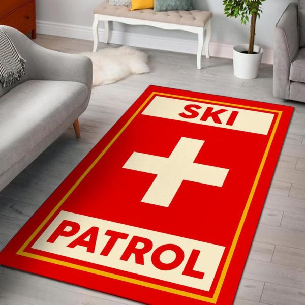 Ski Patrol Area Rug Carpet - Image 3