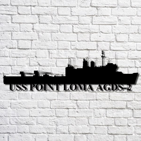 Uss Point Loma Agds2 Navy Ship Metal Art, Gift For Navy Veteran, Navy