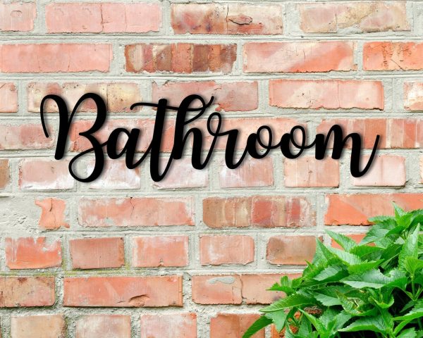 Bathroom Metal Sign Outdoor Bathroom Sign Metal Bathroom Signs Bathroo