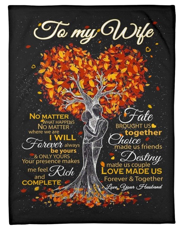 Meaningful Messages From Husband With Loves To Wife Fleece Blanket