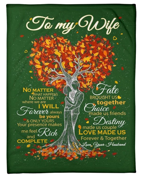 Meaningful Messages From Husband With Loves To Wife Fleece Blanket - Image 2