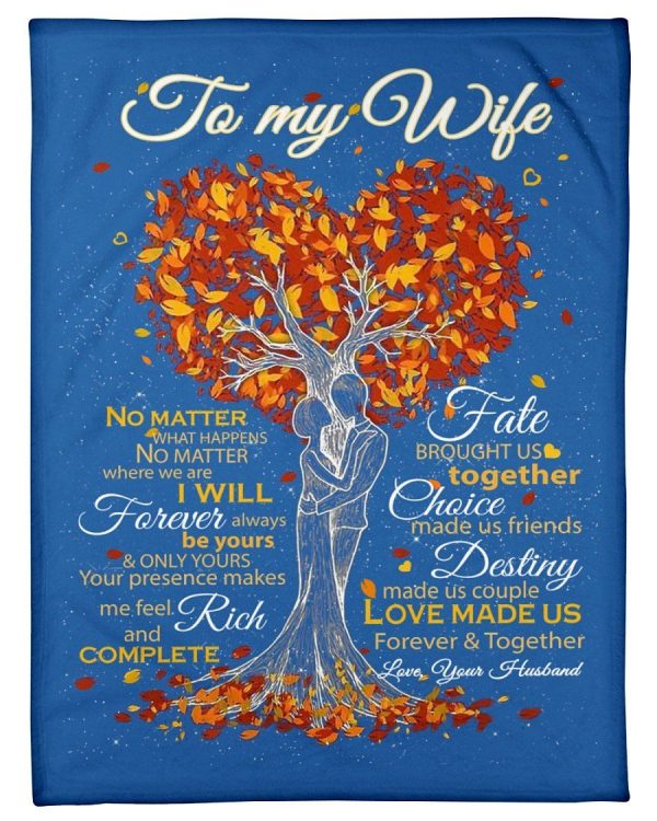 Meaningful Messages From Husband With Loves To Wife Fleece Blanket - Image 4