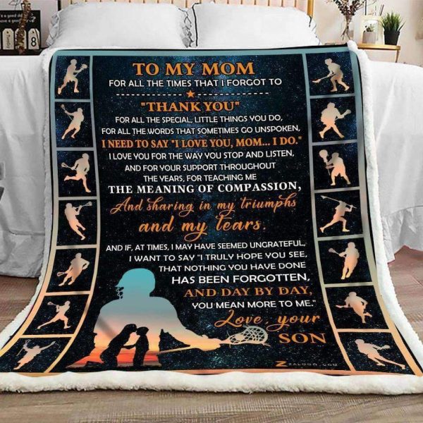 Day By Day You Mean More To Me Giving Mom Blanket - Image 2