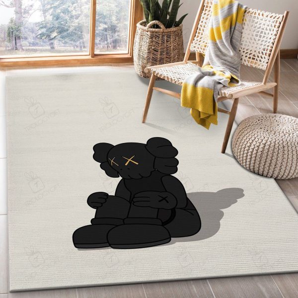 Kaws Illustration Rectangle Rug Decor Area Rugs For Living Room Bedroom Kitchen Rugs Home Carpet Flooring Rs017131 Print