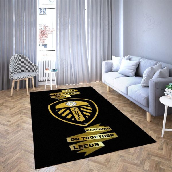 Leeds United Football Club Doormat 3 Rectangle Rug Decor Area Rugs For Living Room Bedroom Kitchen Rugs Home Carpet Flooring Rs017541 Print