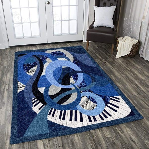 Piano Rectangle Area Rugs Carpet For Living Room, Bedroom, Kitchen Rugs, Non-Slip Carpet Rp124017 Print