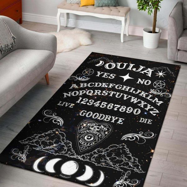 Ouija Witch Area Carpet Ktsr Rectangle Area Rugs Carpet For Living Room, Bedroom, Kitchen Rugs, Non-Slip Carpet Rp123627 Print